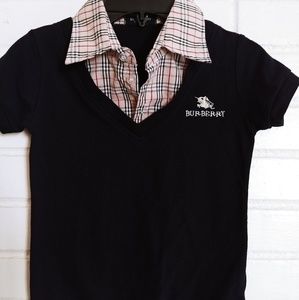 Girls plaid top